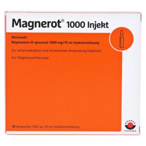 Магнерот 1000 Германия Magnerot 1000 мг для капельниц в упаковке 10 ампул