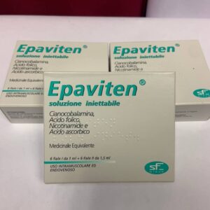 Витамины комплекс Б Епавитен Италия Epaviten в упаковке по 6 ампул