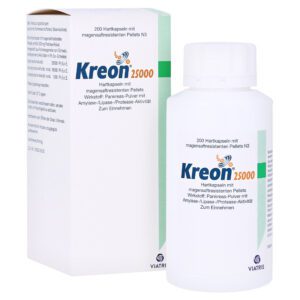 Креон (Kreon) 25000 капсулы 200 шт в упаковке Германия
