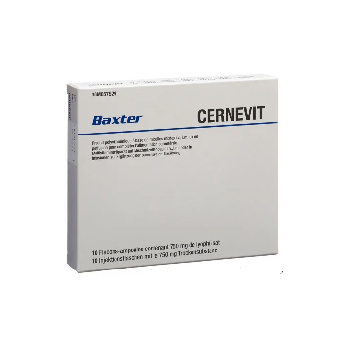 Витамины комплекс Церневит Германия Cernevit 10 флаконов
