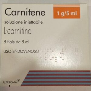 Жиросжигатель л-карнитин Левокарнитин Италия Carnitene 1 g/5 ml