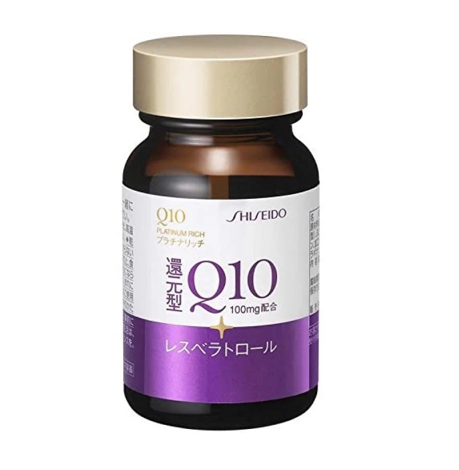 Коэнзим Q10 Япония Q10 Platinum Rich Shiseido 100 мг 60 капсул — изображение 2